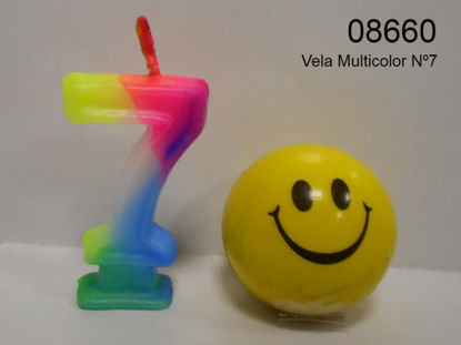 Imagen de VELA MULTICOLOR Nº7 7.24